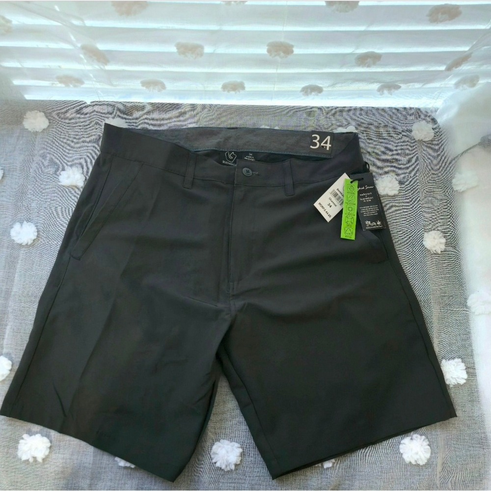 Burnside Mens Hybrid Series Walkshort Boardshort Charcoal Grey BH9820S Size 34